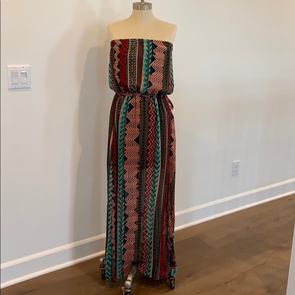 Bar III Strapless Maxi Dress